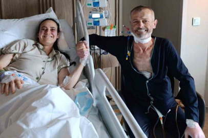 Kızının karaciğeri ile hayata tutundu