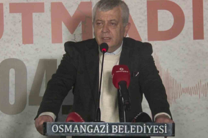 6 Şubat depremi unutulmadı, Osmangazi’de anma töreni düzenlendi