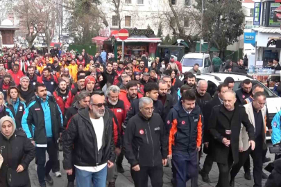 Bursa’da 6 Şubat şehitleri için sessiz yürüyüş