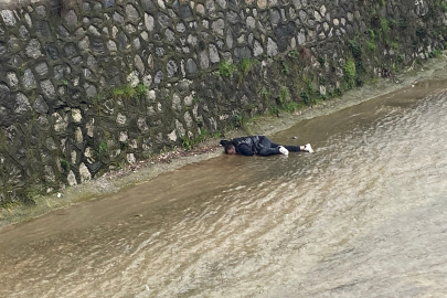 Bursa'da dereye düşen adam kalp masajıyla hayata döndürüldü