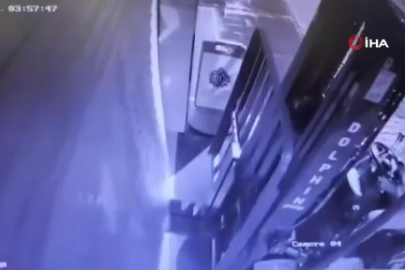 Forklifle gelmiş, eşekle kaçmış