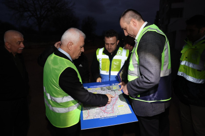 Büyükşehir gece gündüz sahada