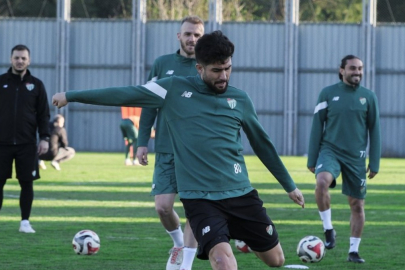 Bursaspor Menemen FK maçı hazırlıklarını sürdürdü