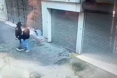 Tornavidalı kar maskeli gaspçı kamerada