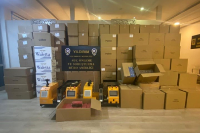 Bursa’da kaçak sigara imalathanesine operasyon: 460 kilo tütün ele geçirildi