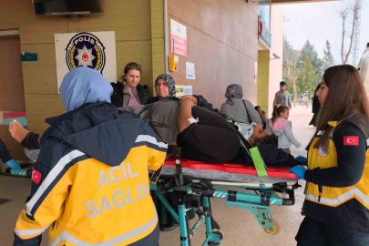 Kontrolü kaybeden kamyonet yoldan çıktı