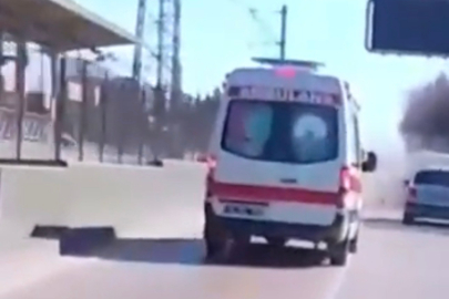 Kırmızı ışığı son anda fark eden araçlar zincirleme kazaya neden oldu