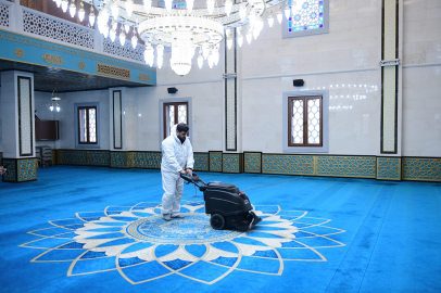 Kestel’de camiler Ramazan Bayramı’na hazırlanıyor