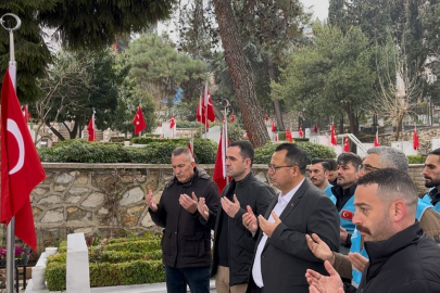 Bayram öncesinde şehitler unutulmadı