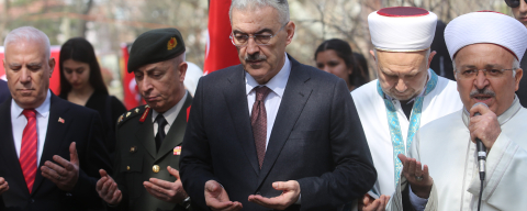 Bursa protokolünden Pınarbaşı Şehitliği'ne anlamlı ziyaret