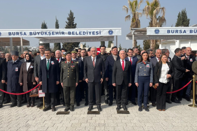 Çanakkale Zaferi'nin 111'inci yıl dönümünde Bursa şehitlerini unutmadı