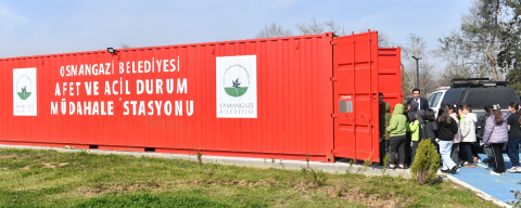 Osmangazi Belediyesi’nden çocuklara afet farkındalık eğitimi