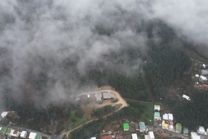 Uludağ'dan inen sis Bursa'yı sardı