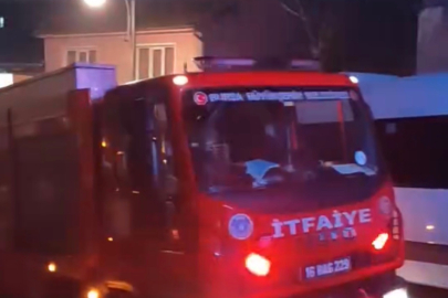 Bursa'da tarihi binada çıkan yangın söndürüldü