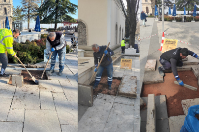 Tarihi Tophane Meydanı yenilendi