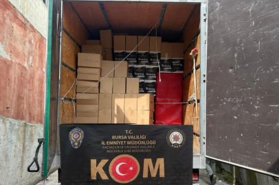 Bursa’da 6 milyon 360 bin kaçak makaron ele geçirildi