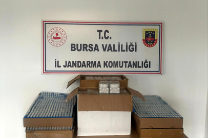 Bursa'da kaçak sigara operasyonu: 37 bin adet kaçak sigara ele geçirildi