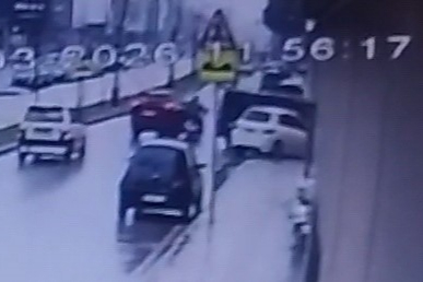 Bir anlık dalgınlık kazayı getirdi