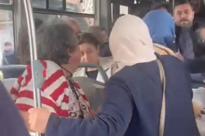 Otobüste kadınlar yer kavgasında şoförün kolunu ısırdı