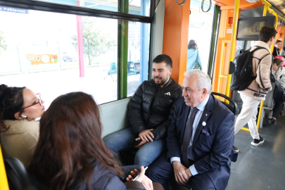 Başkan Şadi Özdemir’den mesai öncesi metro sürprizi
