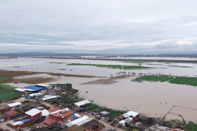 Bursa'da tarım arazileri sular altında kaldı