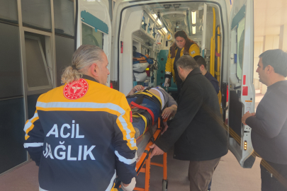 Bursa'da çatıdan düşen usta ağır yaralandı