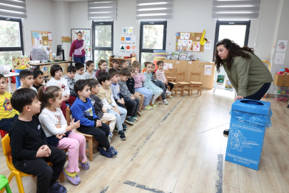 Nilüfer’de miniklere geri dönüşüm eğitimi