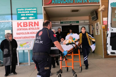 Bursa'da kaynar su üzerine dökülen 9 aylık bebek ağır yaralandı