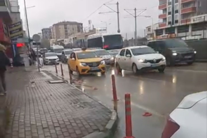 Bursa'da tehlikeli manevra: 3 bin lira ceza kesildi