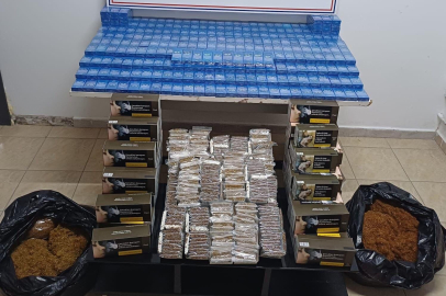 Bursa'da kaçak tütün operasyonu: On binlerce makaron ve sigara ele geçirildi