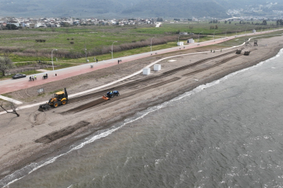 Plajlar yaza hazır hale getiriliyor