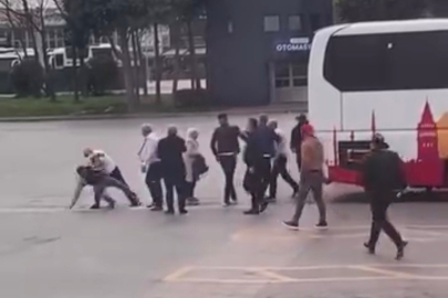 Bursa terminalinde yolcu ile şoför kavgası