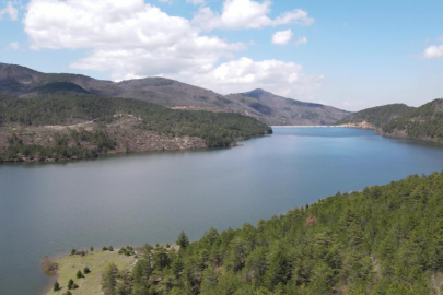 Son yağışlar Nilüfer Barajı'nı doldurdu, dereler coştu