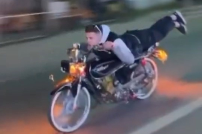 Dünyanın en pahalı uzanması... 200 bin TL ceza yedi, motosikleti bağlandı