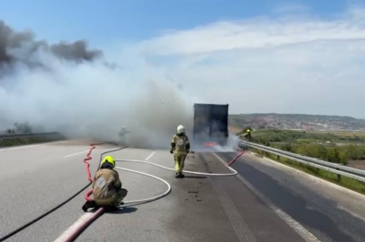 Bursa gişelerde yanan tır küle döndü