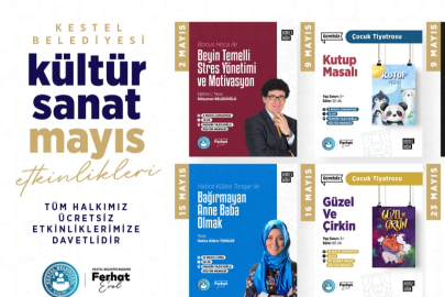 Kestel Belediyesi’nden Mayıs’ta dolu dolu kültür sanat programı