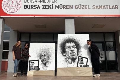 Lise öğrencileri mezun olmadan eserlerini sergileyecek