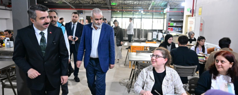Başkan Yılmaz'dan emekçilere 1 Mayıs ziyareti