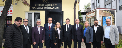 Başkan Aydın Sırameşeler’de vatandaşın nabzını tuttu
