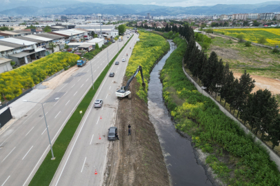 Büyükşehir Nilüferin derelerini ıslah ediyor