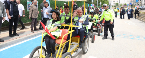 Kızılcıklı Mahallesi’nde Trafik Eğitim Sokağı açıldı