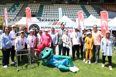 Nilüfer’de özel çocukların spor coşkusu