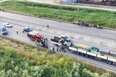 Bursa'da feci kaza:1 kişi hayatını kaybetti
