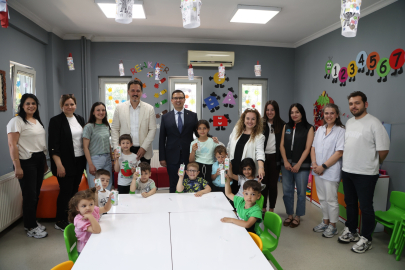 Nilüfer Belediyesi çocukların süt tüketimini destekliyor