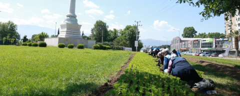 Bu yaz Osmangazi’de çiçek kokuları eksik olmayacak