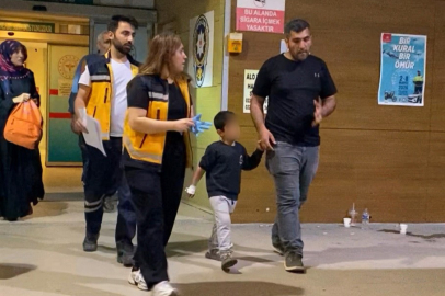 İnegöl'de elektrik akımına kapılan 4 yaşındaki çocuk hastanelik oldu