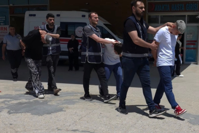 Çocuk parkında dehşeti yaşatanlar adliyeye sevk edildi