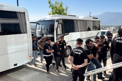 Hava destekli operasyonun ardından 23 şüpheli adliyede