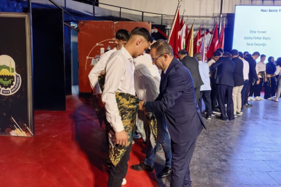 1100 yıl önceki gelenekle mezun oldular