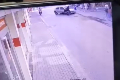 Bursa’da ilginç kaza...Yapay zeka değil, gerçek kaza görüntüsü